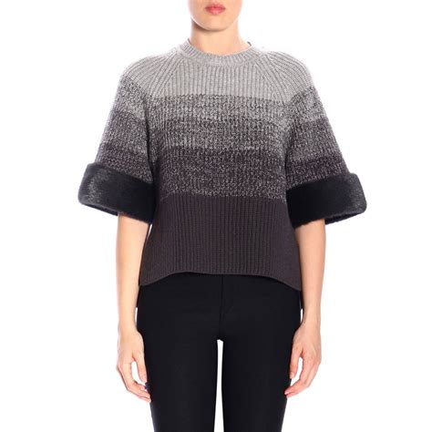 fendi fur sweater|Fendi sweater women.